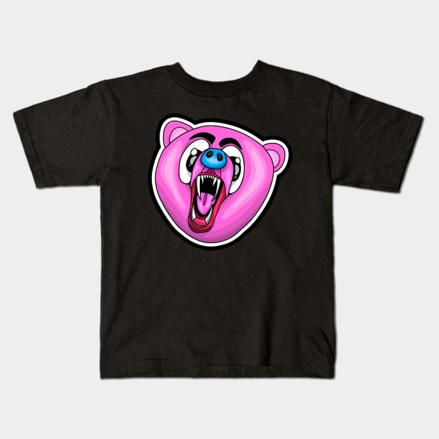 Pink Bear 2.0 Kids T-Shirt by ggheat6